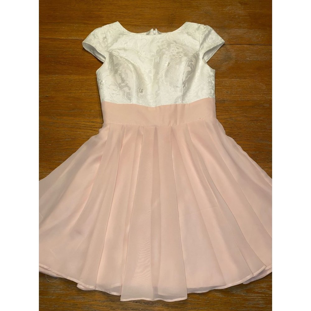 Lace & Sheer Cocktail Dress